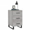 vidaXL Bedside Cabinet Grey Sonoma 40x40x66 cm Engineered Wood