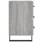 vidaXL Bedside Cabinet Grey Sonoma 40x40x66 cm Engineered Wood