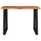 vidaXL Dining Table with Live Edge 110x70x75 cm Solid Wood Acacia