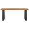 vidaXL Bench with Live Edge 110 cm Solid Wood Acacia