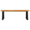 vidaXL Bench with Live Edge 140 cm Solid Wood Acacia
