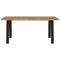 vidaXL Dining Table 150x90x75 cm Solid Wood Acacia