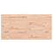 vidaXL Table Top 80x40x1.5 cm Rectangular Solid Wood Beech