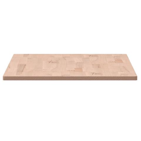 vidaXL Table Top 80x40x1.5 cm Rectangular Solid Wood Beech