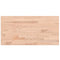 vidaXL Table Top 100x50x1.5 cm Rectangular Solid Wood Beech