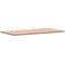 vidaXL Table Top 100x50x1.5 cm Rectangular Solid Wood Beech
