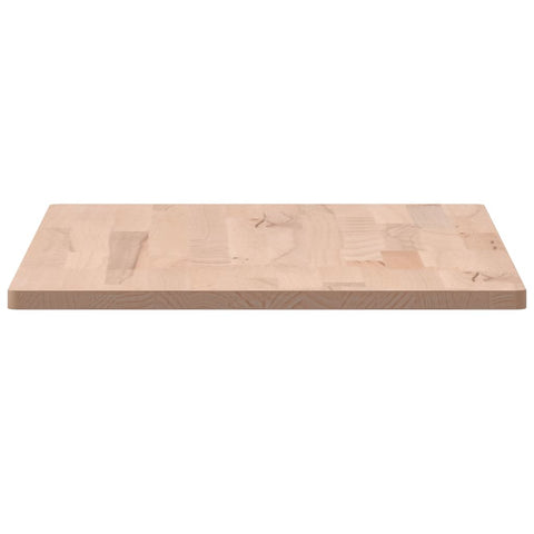 vidaXL Table Top 100x50x1.5 cm Rectangular Solid Wood Beech