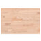 vidaXL Table Top 60x40x1.5 cm Rectangular Solid Wood Beech
