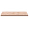 vidaXL Table Top 60x40x1.5 cm Rectangular Solid Wood Beech