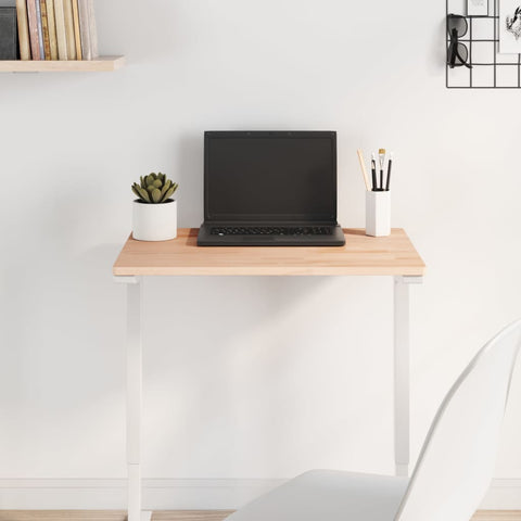vidaXL Table Top 60x40x1.5 cm Rectangular Solid Wood Beech