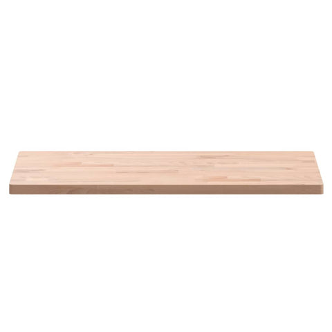 vidaXL Table Top 80x40x2.5 cm Rectangular Solid Wood Beech