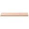 vidaXL Table Top 100x50x2.5 cm Rectangular Solid Wood Beech