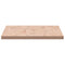 vidaXL Table Top 100x50x2.5 cm Rectangular Solid Wood Beech