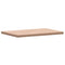 vidaXL Table Top 60x40x2.5 cm Rectangular Solid Wood Beech