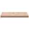 vidaXL Table Top 60x40x2.5 cm Rectangular Solid Wood Beech