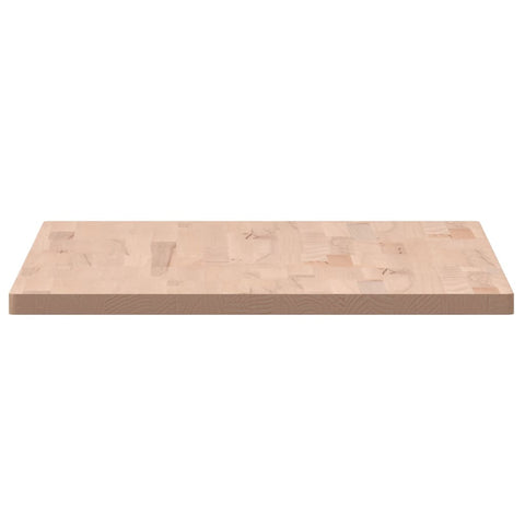 vidaXL Table Top 100x60x2.5 cm Rectangular Solid Wood Beech