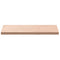 vidaXL Table Top 100x60x4 cm Rectangular Solid Wood Beech