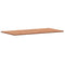 vidaXL Table Top 80x40x1.5 cm Rectangular Solid Wood Beech