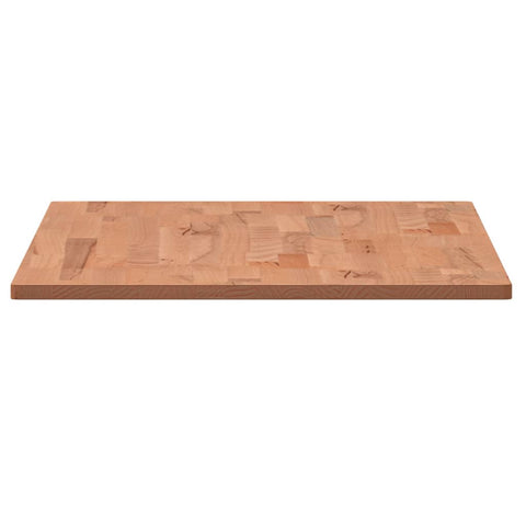 vidaXL Table Top 80x40x1.5 cm Rectangular Solid Wood Beech