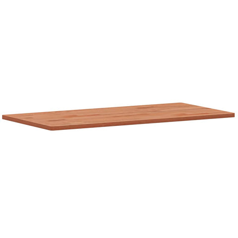 vidaXL Table Top 100x50x1.5 cm Rectangular Solid Wood Beech