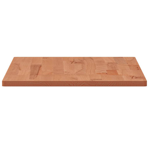 vidaXL Table Top 100x50x1.5 cm Rectangular Solid Wood Beech