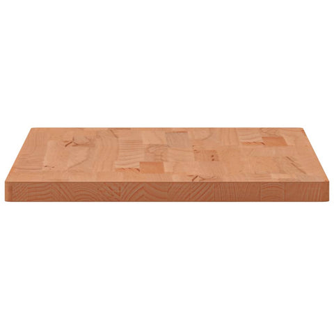 vidaXL Table Top 80x40x2.5 cm Rectangular Solid Wood Beech