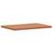 vidaXL Table Top 60x40x2.5 cm Rectangular Solid Wood Beech