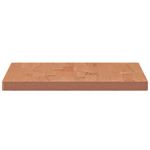 vidaXL Table Top 60x40x2.5 cm Rectangular Solid Wood Beech