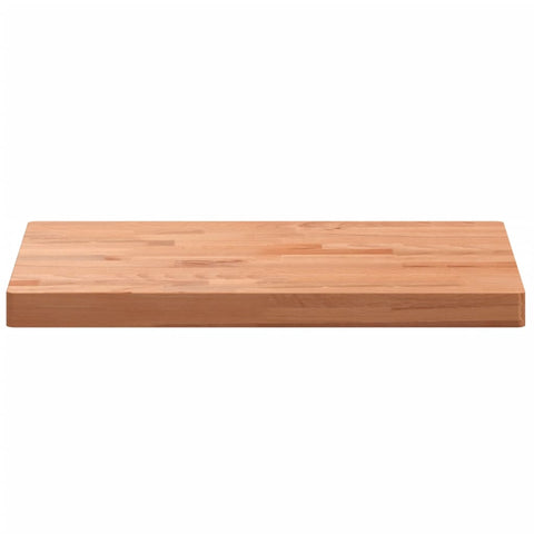 vidaXL Table Top 80x40x4 cm Rectangular Solid Wood Beech