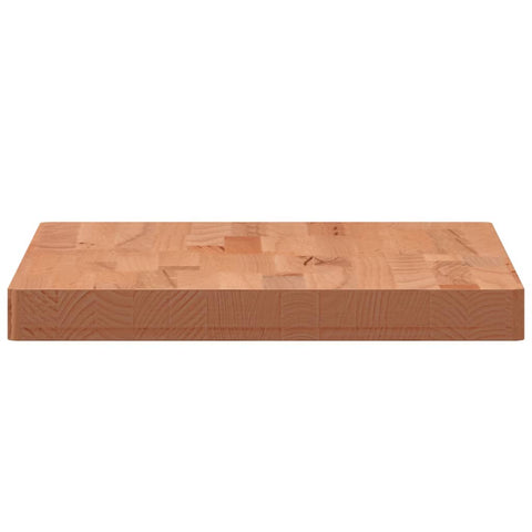 vidaXL Table Top 80x40x4 cm Rectangular Solid Wood Beech