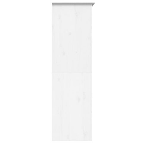 vidaXL Wardrobe BODO White 101x52x176.5 cm Solid Wood Pine