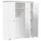 vidaXL Wardrobe BODO White 151.5x52x176.5 cm Solid Wood Pine