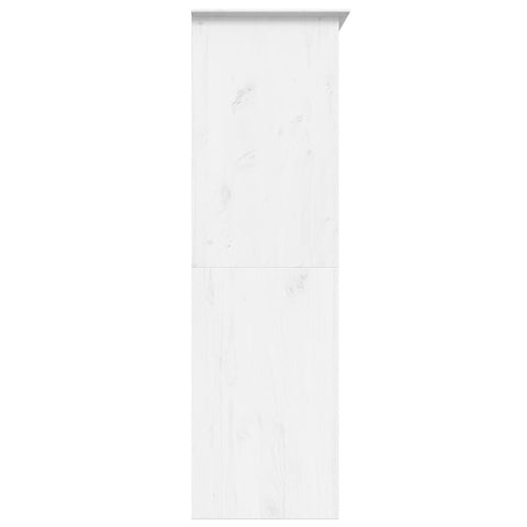 vidaXL Wardrobe BODO White 151.5x52x176.5 cm Solid Wood Pine