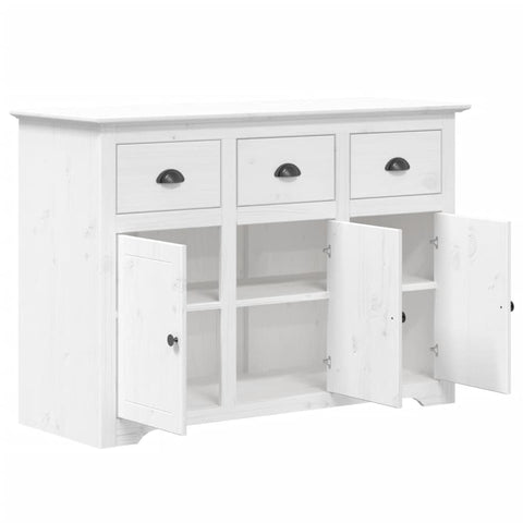 vidaXL Sideboard BODO White 115x43x79.5 cm Solid Wood Pine