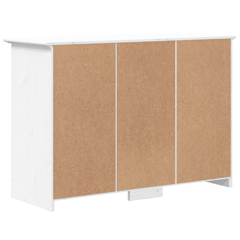 vidaXL Sideboard BODO White 115x43x79.5 cm Solid Wood Pine