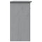 vidaXL Sideboard BODO Grey 115x43x79.5 cm Solid Wood Pine