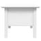 vidaXL Coffee Table BODO White 100x55x45 cm Solid Wood Pine