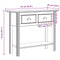 vidaXL Console Table BODO White 90x34.5x73 cm Solid Wood Pine