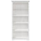 vidaXL Bookcase BODO White 80x38x180 cm Solid Wood Pine 5-Tier