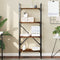 vidaXL Bookcase 4-Tier Smoked Oak 56x31.5x138.5 cm Engineered Wood