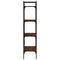 vidaXL Bookcase 4-Tier Brown Oak 56x31.5x138.5 cm Engineered Wood
