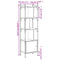 vidaXL Bookcase with Door Sonoma Oak 44.5x30x154.5 cm Engineered Wood