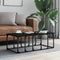 vidaXL Coffee Table Black 100x50x35.5 cm Engineered Wood
