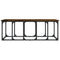 vidaXL Coffee Table Smoked Oak 100x50x35.5 cm Engineered Wood