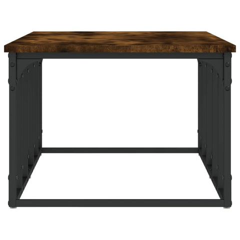 vidaXL Coffee Table Smoked Oak 100x50x35.5 cm Engineered Wood