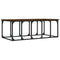 vidaXL Coffee Table Smoked Oak 100x50x35.5 cm Engineered Wood