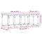 vidaXL Coffee Table Smoked Oak 100x50x35.5 cm Engineered Wood