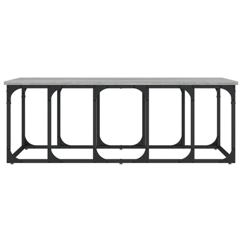 vidaXL Coffee Table Grey Sonoma 100x50x35.5 cm Engineered Wood
