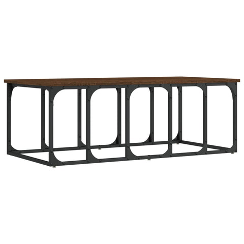vidaXL Coffee Table Brown Oak 100x50x35.5 cm Engineered Wood