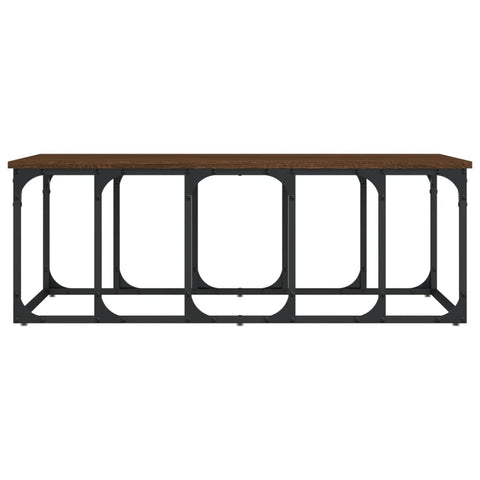 vidaXL Coffee Table Brown Oak 100x50x35.5 cm Engineered Wood